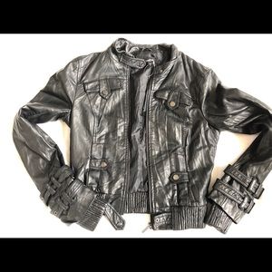 Bebe leather jacket